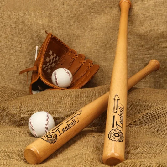 21 Inch Wooden Baseball Bat Professional Hardwood Baseball Stick Softball Outdoor Sports Equipment Self-Defense Gear for Kids