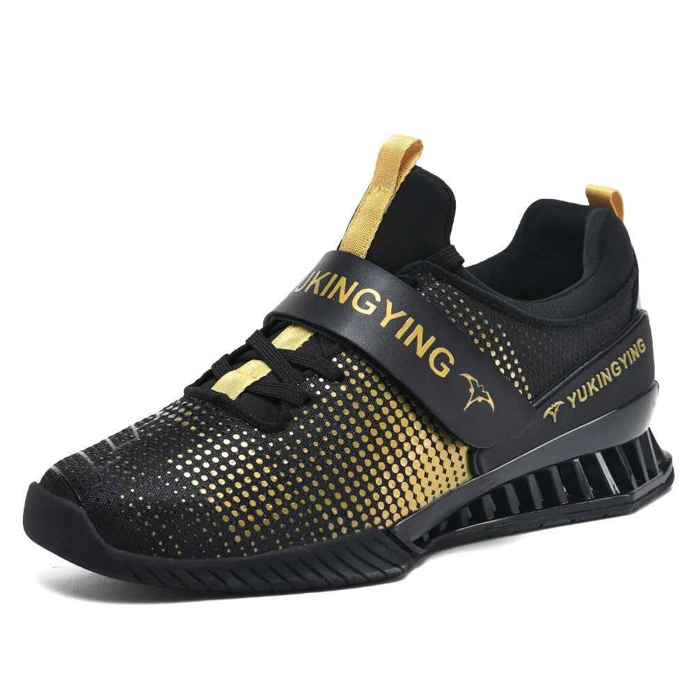 Men Professional Weightlifting Shoe Squat Shoes Comfortable Breathable Training Footwear Balance Weightlifting Sneakers for Men