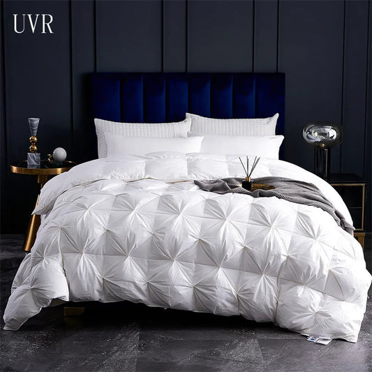 UVR 100% Thickened Warm Comforter Comforter Cozy Bedding Winter Luxury Blanket Comforter Set King Size Double Bed Full Size