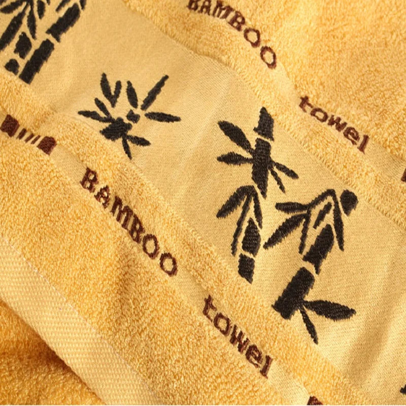 Set of 1/4/6 Bamboo Fiber Towels Sets Home Bath Towels Adults Face Towel Thick Absorbent Luxury Bathroom Towels Toalha De Praia