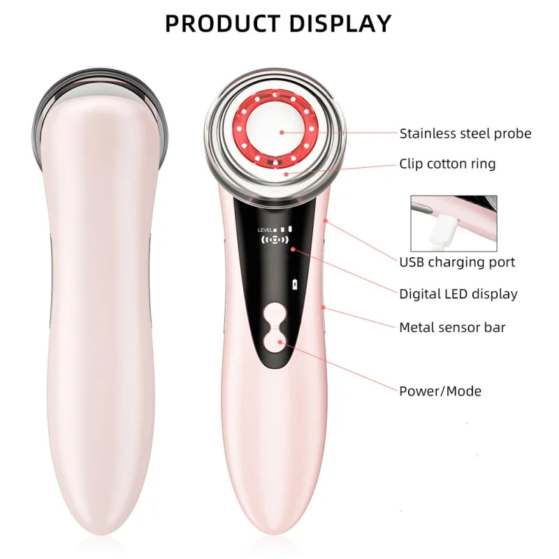 Electric Facial Massage Device Clean Face Skin Rejuvenation Lifting Tighten Perfect Gift for Women