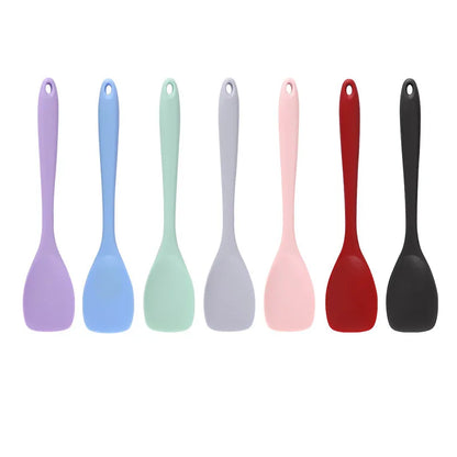 Silicone Salad Shovel Spatula Non-stick Cookware Cake Pastry Food Baking Scraper Kitchen Fruit Butter Batter Cream Mixing Spoon