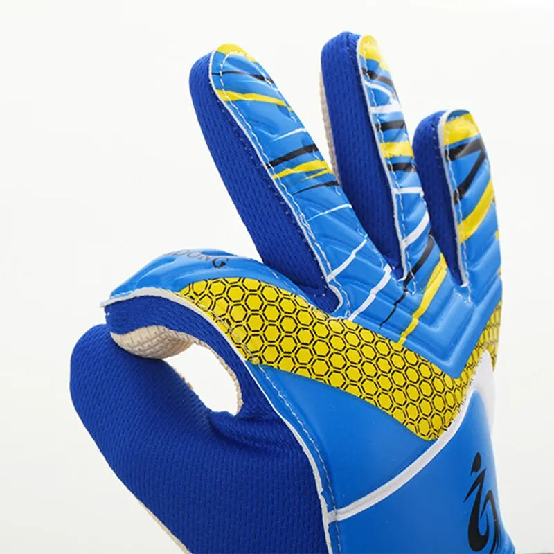 Goalkeeper Gloves Children Soccer Goalkeeper Gloves Kids Football Goalkeeper Anti-Slip Training Gloves Breathable