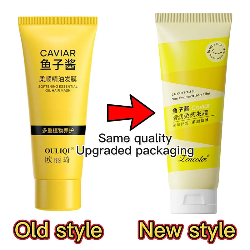 Organic Caviar Hair Mask 5 Seconds Repair Damage Frizzy Smooth Hair  Keratin Straightening Restore Soft Nourish Magical Hair Care