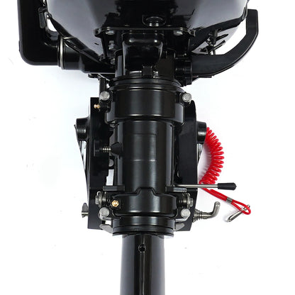 2 Stroke Motor Fishing Boat Engine Water Cooling CDI System Outboard Machine 6HP Short Shaft Petrol Engine