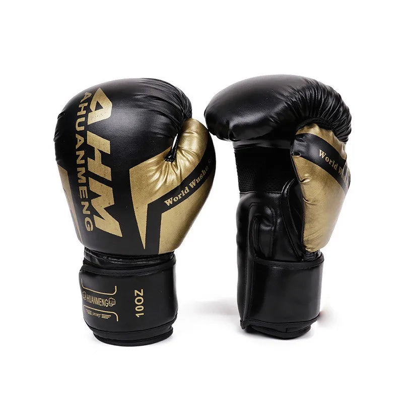 Boxing Gloves Sparring Gloves for Men PU Leather Sandbag Bag Muay Thai Fighting Combat Adult Muay Thai Competition Glove