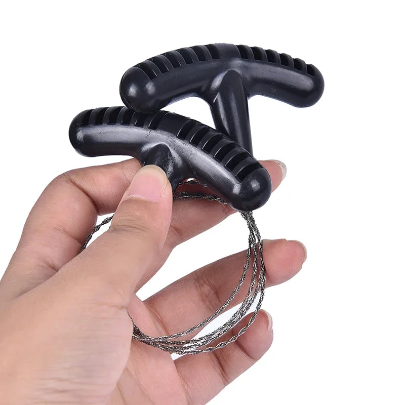 Manual Hand Steel Travel Tools Outdoor Camping Hiking Rope Chain Saw Practical Portable Emergency Survival Gear Steel Wire Kits