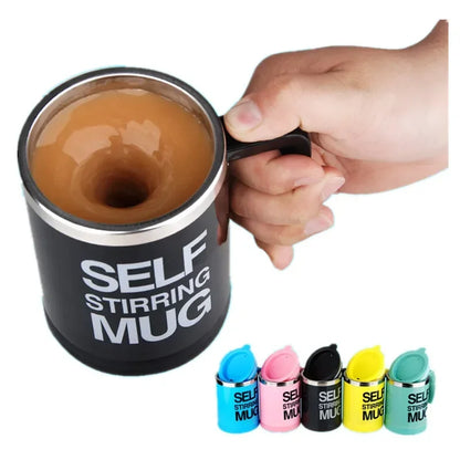 400ml Mugs Automatic Electric Lazy Self Stirring Mug Cup Coffee Milk Mixing Mug Smart Stainless Steel Juice Mix Cup Drinkware