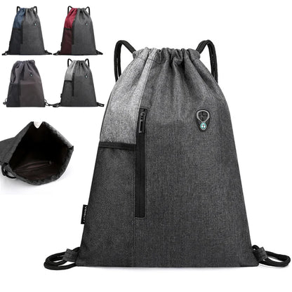 Lightweight Drawstring Backpack Fashion Casual Unisex Bundle Rope Sport Backpack School Bags Travel Beach Bags For Men Women