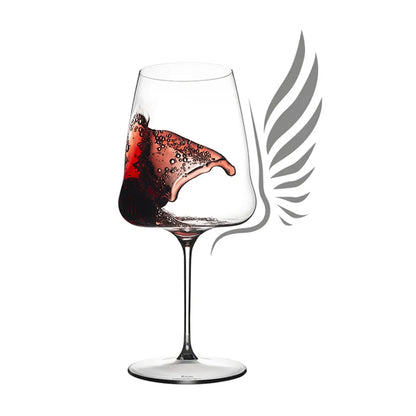 2 Pc Lot Wine Wing Glasses Professional Sommelier Crystal Wine Cup Angel Wings Goddess Party Burgundy Sherry Goblet Red Wine Cup