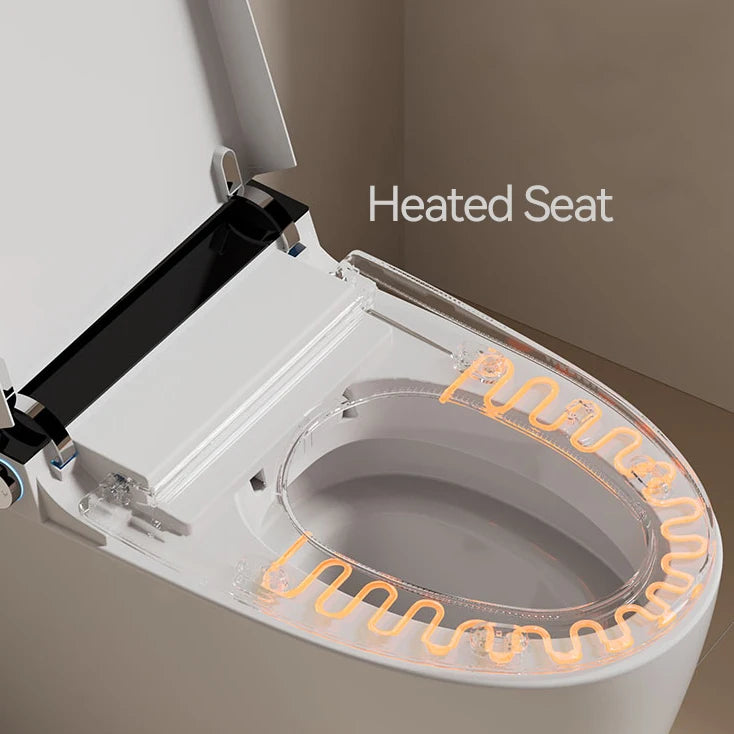 Smart Toilet with Remote, Built-in water tank, Automatic Intelligent WC, Multifunctional Bidet Sanitary Ware, Auto Open Flush