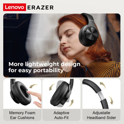 Lenovo ERAZER G50 Bluetooth Headset 5.4 Sports Headset Button Control Foldable Neck Strap Headphones Ultra-long Life Battery