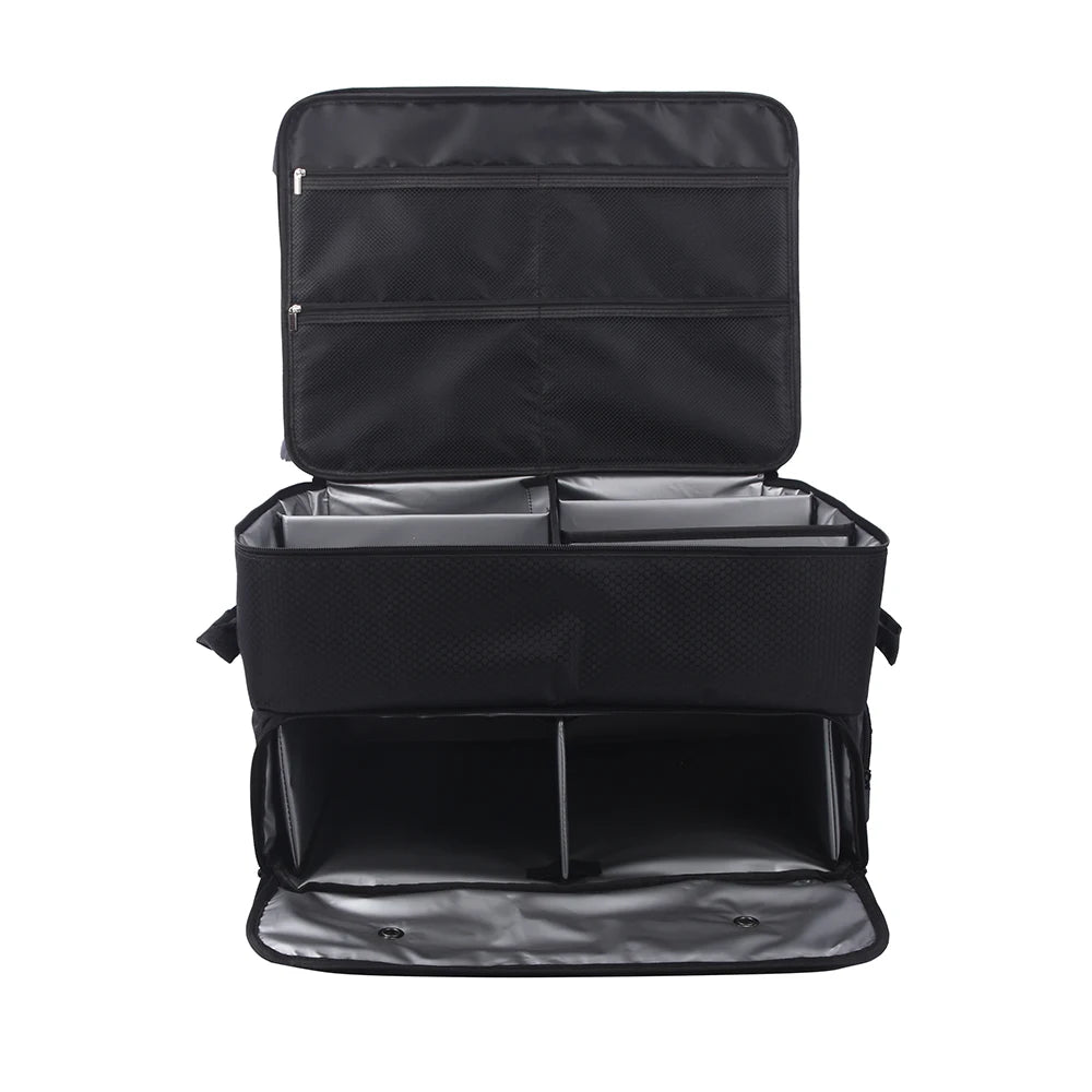 Golf Trunk Organizer Waterproof Car Golf Shoes Bag With Large Golf Storage Box For Shoes Balls Tees Clothes Gloves Accessories ﻿