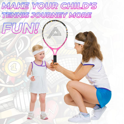 AMASPORT Tennis Rackets for Kids Toddlers 17'' with Cover Bag for Girl and Boy Tennis Racquet