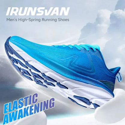 IRUNSVAN 2024 Original Air Cushion Running Shoes Fitness Jump Exercise Breathable Sports Shoes Men's Walking Shoes