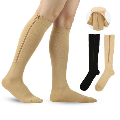 Zipper Compression Socks