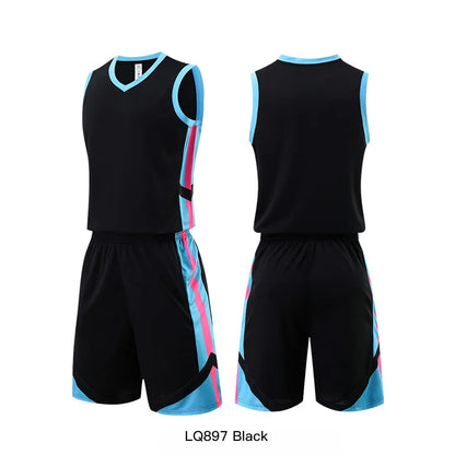 Basketball Jersey Customize Adult Kid Quick-drying Training Uniform Shirts Sleeveless Sportswear Tracksuit Sport Suit Clothing