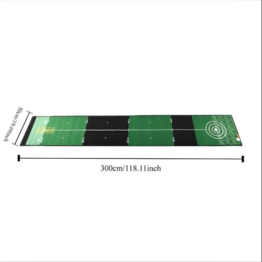 Golf Carpet Putting Mat Indoor Outdoor Training Putting Practice Golf Green Fairway Pad Washable Anti-Slip 50X300cm JH1041