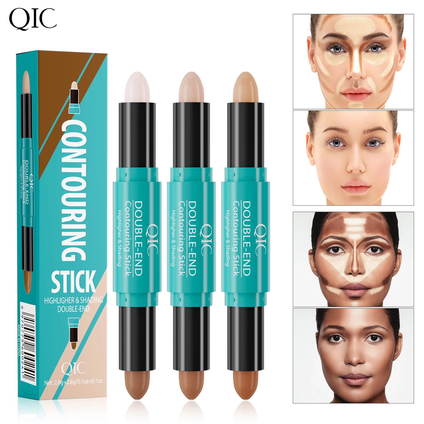 Vegan Face Foundation Concealer Pen Long Lasting Dark Circles Corrector Contour Concealers Stick Cosmetic Makeup