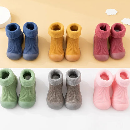 New Thickened Kids Socks Shoes Winter Super Warm Baby Toddler Boots Boys Girl Sneakers Newborn Indoor Shoes Floor Footwear Shoes