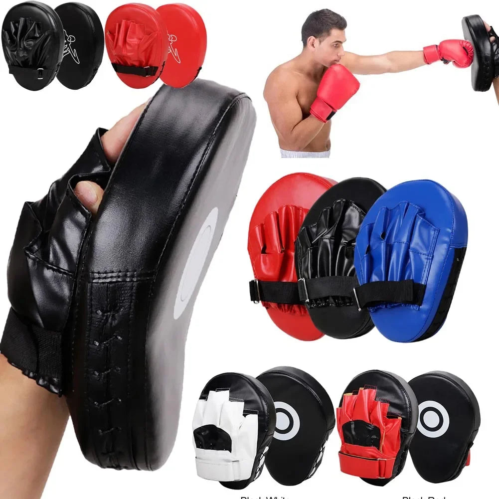 Kick Boxing Gloves Pad PU Leather Punch Target Bag for Adults Kids MMA Karate Muay Thai Free Fight Sanda Training Equipment