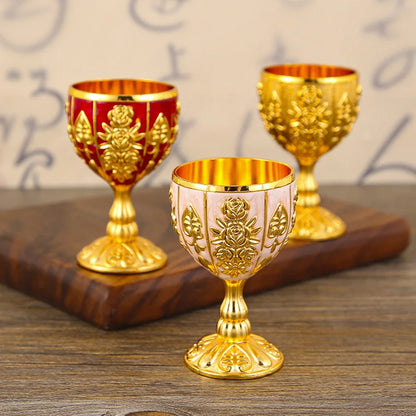 Vintage Chalice Goblet Royal Wine Cups King Arthur European Style Whiskey Cup Renaissance Medieval Gifts Communion