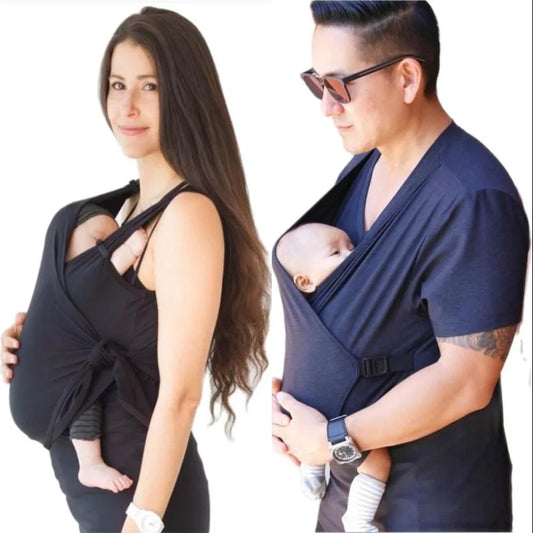 Pregnant Woman Tops Baby Safety Kangaroo Pocket Carrier Clothes Summer Mother Father Babysitting Feeding Parenting T-Shirt New