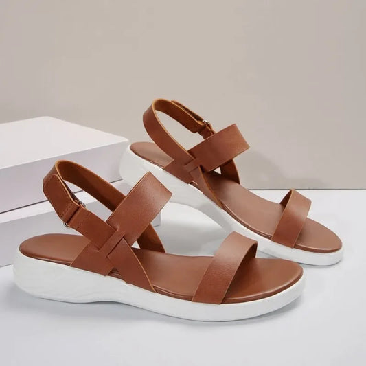 Women's Knit Elastic Cloth Wedge Sandals Slip on Lightweight Walking Sandals Women Plus Size Comfortable Summer Shoes Woman