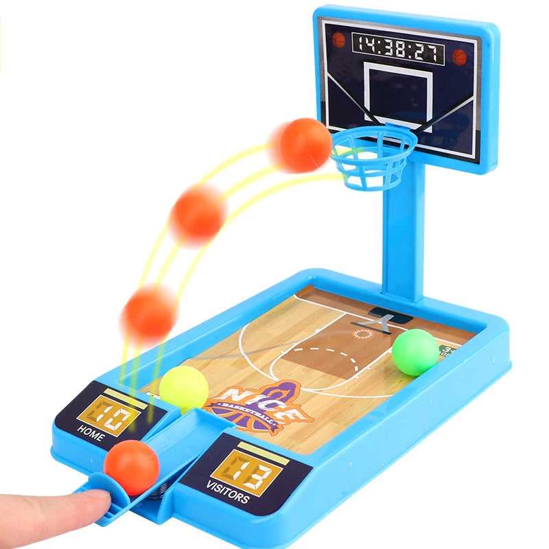 Board Game Mini Basketball Finger Shooting Machine Party Table Interactive Sport Games Parents Children Boys Girls Desktop Toy