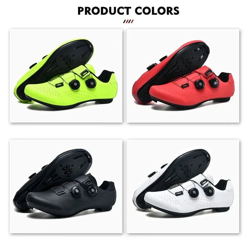 Cycling Sneaker MTB Men Sport Road Bike Boots Flat Racing Speed Sneakers Trail Mountain Bicycle Footwear Spd Pedal Cycling Shoes