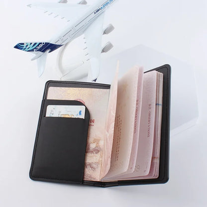 Lover Couple Passport Cover Hot Stamping Simple Plane Women Men Travel Wedding Passport Covers Holder Fashion Wedding Gift