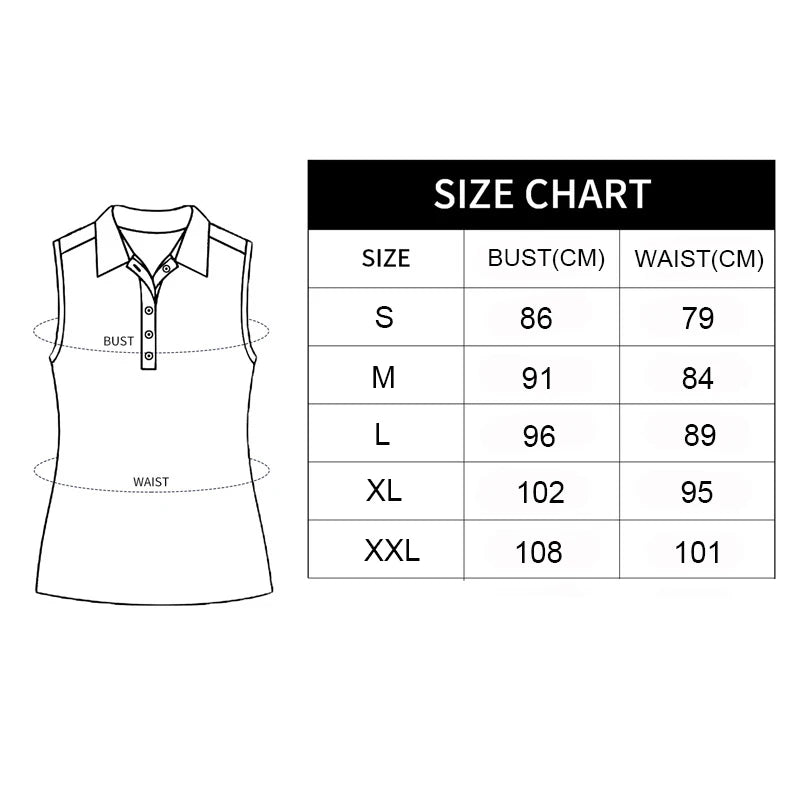 Women polo sleeveless shirts upf 50+ quick drying athletic golf tank tops outdoor sports Tennis shirts breathable fabric T-shirt