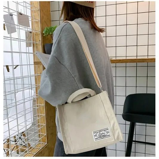 Rilibegan Shoulder Bag For Women New Style Simple Corduroy Portable Large Capacity Bag Ins Fashion Trend Small Square Handbag