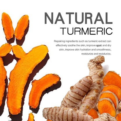 AILKE Organic Turmeric Skin Care Set, Brighten, Cleaning Skin, Reduce Acne, Whiten, Even Skin Tone, Improve Dry Skin