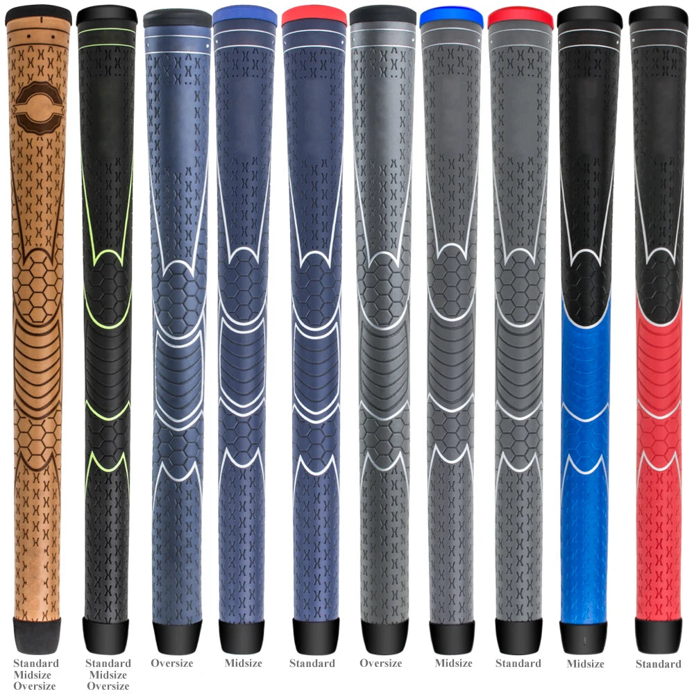 New Golf Club Grip Iron wood PU Grips Standard Midsize Oversize 10Pcs/Set