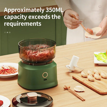 Multifunction Electric Garlic Beater Ground Meat 350ml Wirelessly Blender Grinder with Food Mixer Can Make Baby Supplement Food