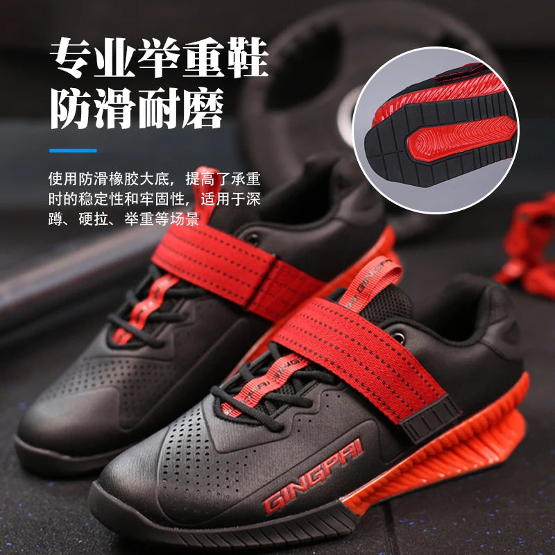 profession New Men's female Training Squat Weightlifting Shoes Gym Comfortable Weightlifting Squat Shoes Men's Weightlifting