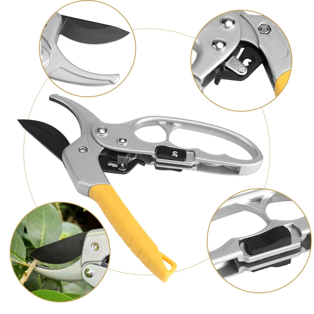 High Carbon Steel Pruning Shears Cutter Gardening Plant Scissor Branch Pruner Trimmer Tools