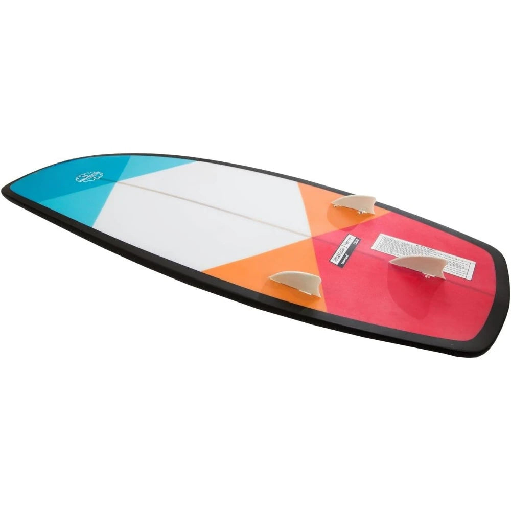 Wakesurf Board – 3’ 9” Kids Wake Surfboard, Child Sized Wakesurfer, Fins and Fin Tool Included