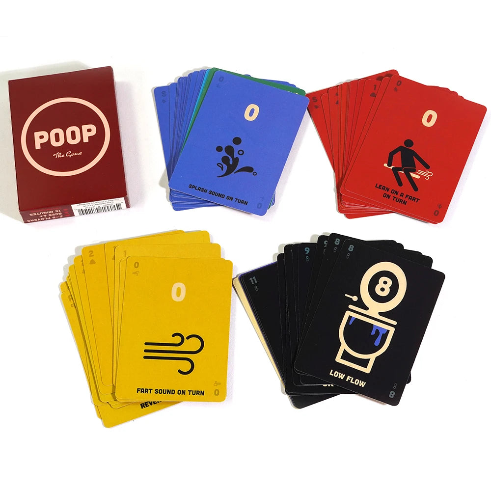 POOP Card Game First Edition Family Friendly Board Games Adult Games For Game Night Funparty Card Game