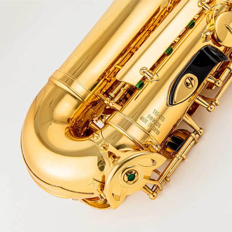 Made in Japan 275 Arrival Alto Eb Tune Saxophone Brass Musical Instrument Gold Lacquer Sax With Case Mouthpiece Free Shipping