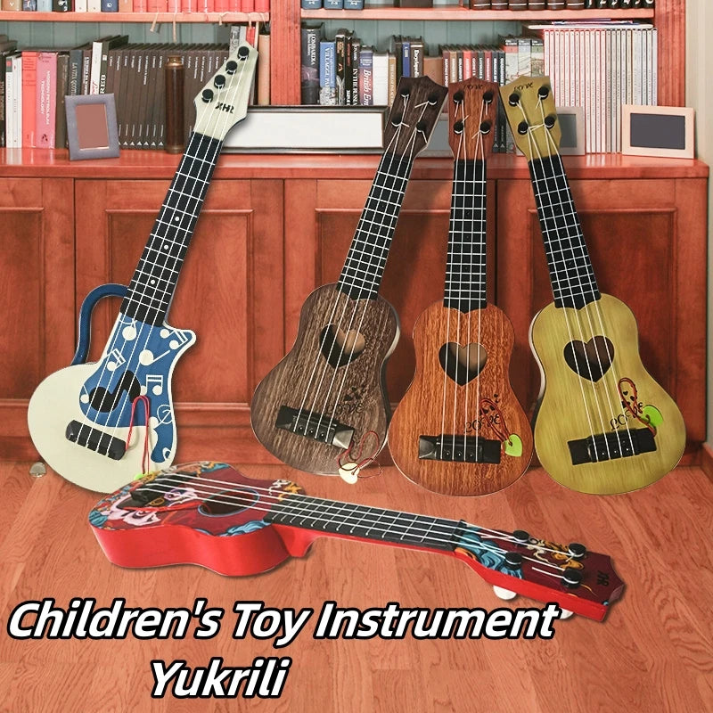 Children Can Pluck Strings And Play Yukrili Toys Beginners' Level Guitar Puzzle And Musical Instruments