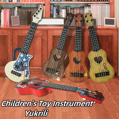 Children Can Pluck Strings And Play Yukrili Toys Beginners' Level Guitar Puzzle And Musical Instruments