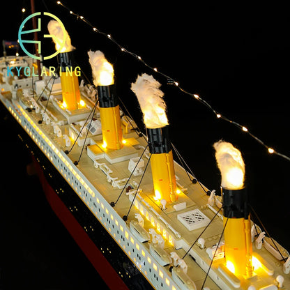 LED Light Set For Creative 10294 Titanic Royal Cruise Boat Classic Movie Ship Model Collectible Figures Bricks No Building Block