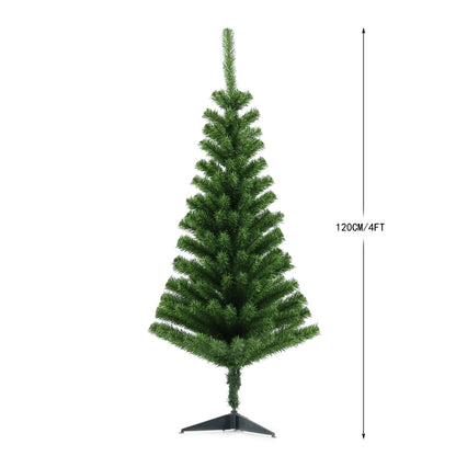 4ft 120cm Artificial Christmas Tree Xmas Classic Simulation Ornament Pvc Christmas Tree Decor