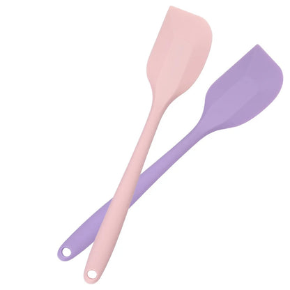 1Pcs Cream Cake Silicone Baking Spatula Scraper Non-stick Kitchen Butter Pastry Blenders Salad Mixer Batter Pies Cooking Tools