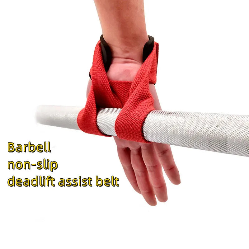 Gym Lifting Straps Barbell Deadlift Booster Belt Fitness Anti-slip Hand Wraps Wrist Straps Fitness Training Auxiliary Belt