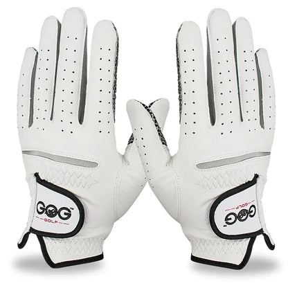 Pack 1 Pc Golf Gloves Men's Left/Right Hand Soft Breathable Pure Sheepskin With Anti-slip Granules Golf Gloves Golf Men