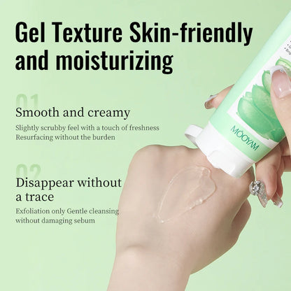 Organic Aloe Vera Gel Face Aloe Vera Sparkling Peeling Gel Deep Cleansing Moisturizing Facial Cleanser Skincare Product