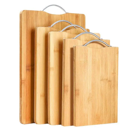 Kitchen Bamboo Cutting Board With Handle Chopping Board Carving Tray For Meat Vegetable And Cheese Kitchen Tools And Gadgets